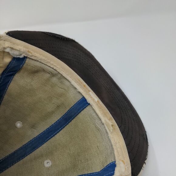 MMA Elite Fitted Hat S/M Embroidered Graphic Print Vented Holes 6 Panel - Picture 7 of 8